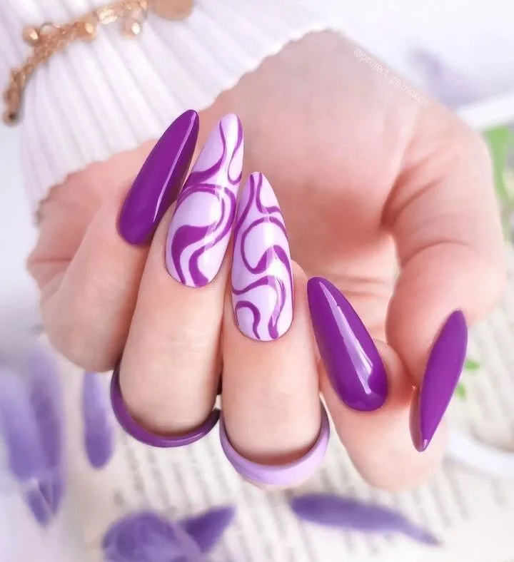 Purple Nail Designs